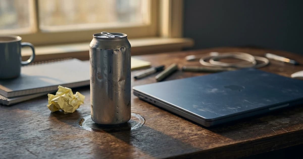 Why Do Energy Drinks Make Me Tired? Sugar Crash, Adenosine Rebound, and the ADHD Paradox
